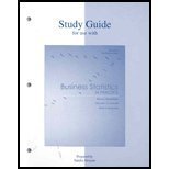 Stock image for Study Guide: For Use With: Business Statistics In Practice: Fifth Edition for sale by a2zbooks