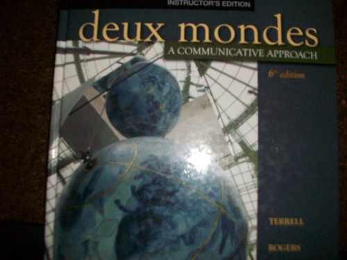 Stock image for Deux Mondes : A Communicative Approach for sale by Better World Books