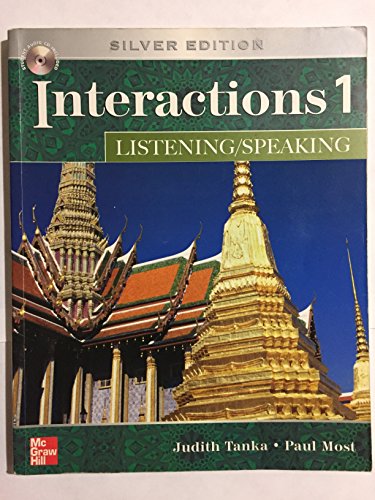 Stock image for Interactions 1- Listening/Speaking silver edition. for sale by a2zbooks