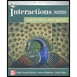 Imagen de archivo de Interactions Access Listening/Speaking a la venta por a2zbooks