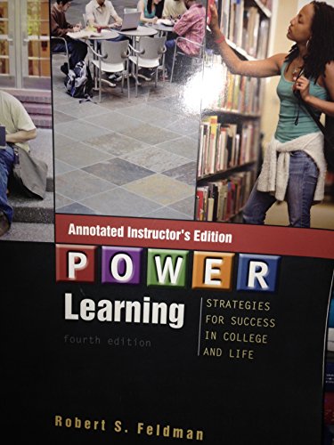 Stock image for P.O.W.E.R. Learning: Strategies for Success in College and Life for sale by HPB-Red