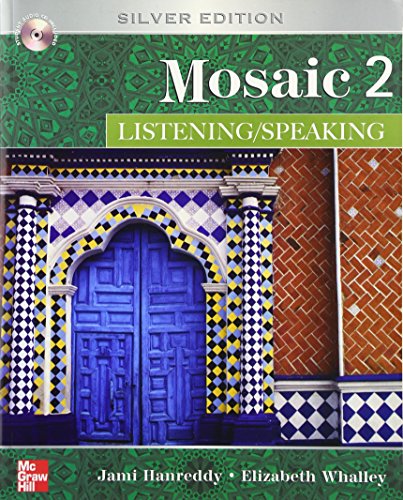 Imagen de archivo de Mosaic 2: Listening, Speaking with CD a la venta por More Than Words