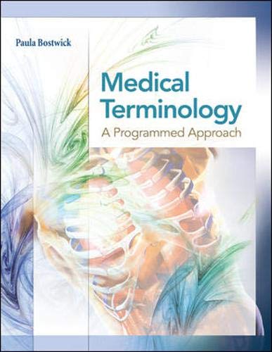 Beispielbild fr Medical Terminology- A Programmed Approach zum Verkauf von a2zbooks