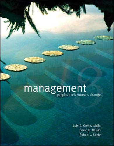 Stock image for Management: People, Performance, Change for sale by ThriftBooks-Dallas