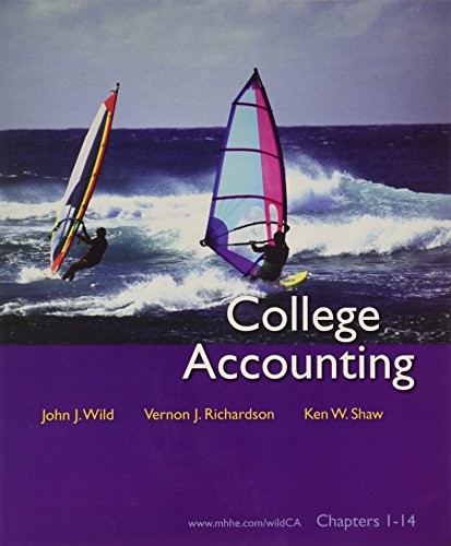 Beispielbild fr College Accounting: Chapters 1-14 zum Verkauf von SecondSale