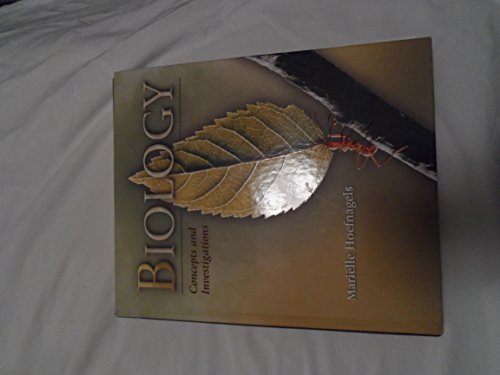 Beispielbild fr Biology: Concepts and Investigations zum Verkauf von Hawking Books