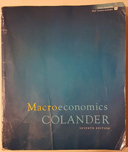 Imagen de archivo de Macroeconomics a la venta por Better World Books