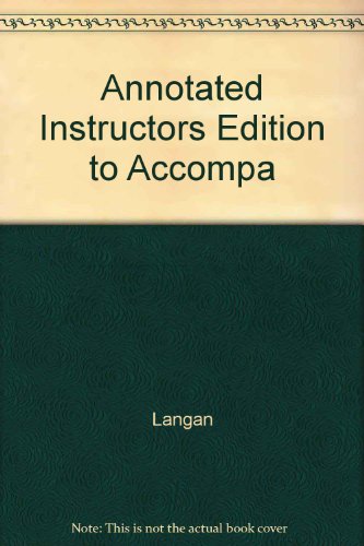 9780073343938: Annotated Instructors Edition to Accompa