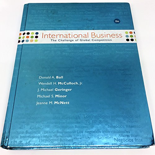 Stock image for International Business : The Challenge of Global Competition for sale by Better World Books