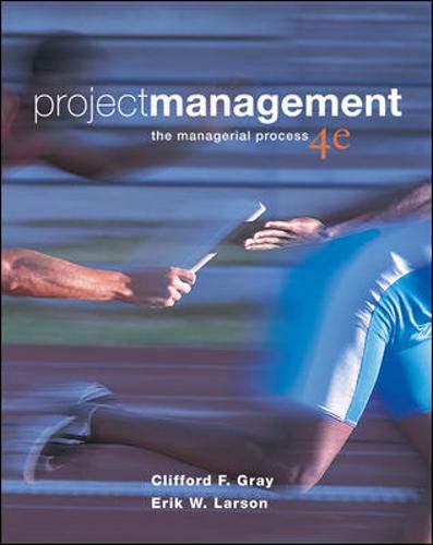 Imagen de archivo de Project Management: The Managerial Process [With 2 CDROMs] a la venta por ThriftBooks-Atlanta