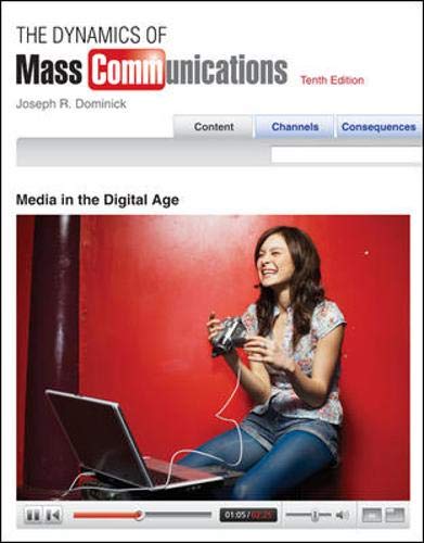 Beispielbild fr The Dynamics of Mass Communication: Media in the Digital Age with Media World 2.0 DVD-ROM zum Verkauf von HPB-Red