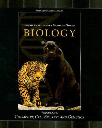 9780073353326: Selected Material From Biology: Chemistry, Cell Biology and Genetics
