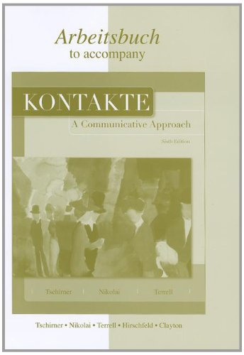 Beispielbild fr Workbook/Laboratory Manual to Accompany Kontakte: A Communicative Approach zum Verkauf von ThriftBooks-Atlanta