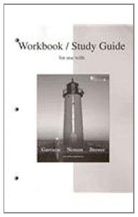 Beispielbild fr Workbook/Study Guide for use with Managerial Accounting zum Verkauf von Wonder Book