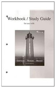 9780073359854: Workbook/Study Guide for use with Managerial Accounting