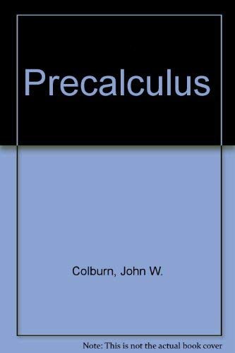 Stock image for Precalculus: 2nd Ed, Inst Ed for sale by Rob the Book Man