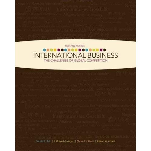 Stock image for International Business : The Challenge of Global Competition for sale by ThriftBooks-Atlanta