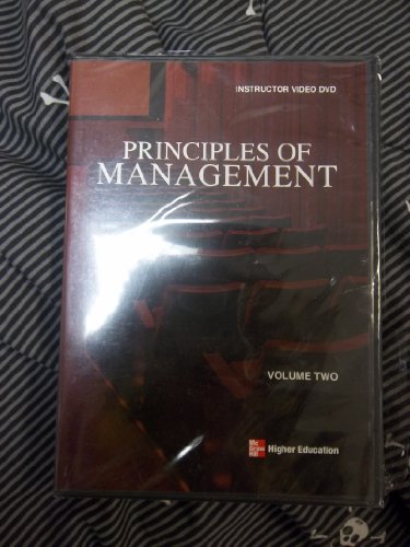 Beispielbild fr Principles of Management, Volume 2 (Instructor Video DVD) zum Verkauf von BookHolders