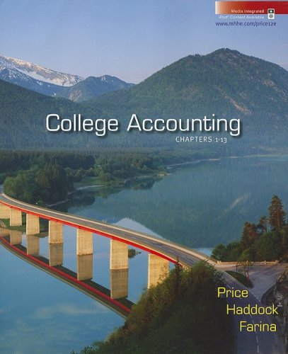 Stock image for College Accounting: Chapters 1-13 for sale by The Book Spot