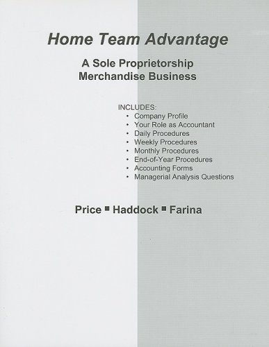 Home Team Advantage Practice Set (9780073365572) by Price, John; Haddock, M. David; Farina, Michael