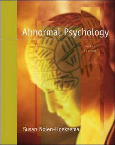 9780073366036: Abnormal Psychology