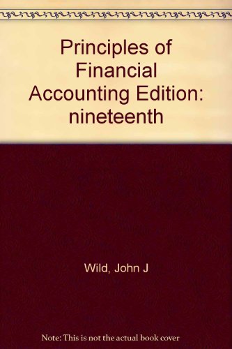 Stock image for Principles of Financial Accounting for sale by Ergodebooks