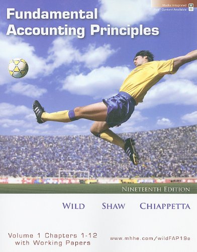 Stock image for Fundamental Accounting Principles, Volume 1: Chapters 1-12 for sale by SecondSale