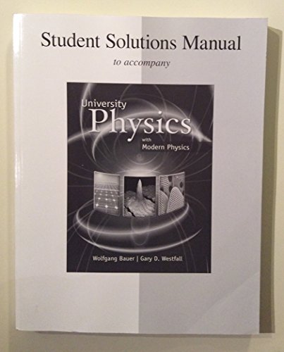 Imagen de archivo de Student Solutions Manual to Accompany University Physics: With Modern Physics a la venta por ThriftBooks-Dallas