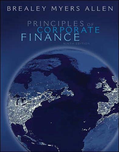 Beispielbild fr Principles of Corporate Finance with S&P bind-in card zum Verkauf von KuleliBooks