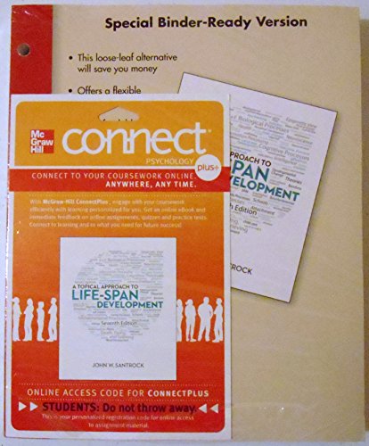 Stock image for A Topical Approach to Lifespan Development 7e with Connect Plus Access Code Bundle for sale by Discover Books