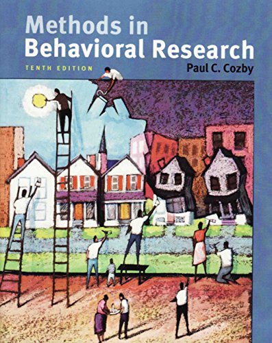 9780073370224: Methods in Behavioral Research