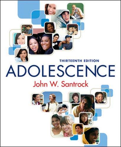 Imagen de archivo de Adolescence a la venta por Indiana Book Company