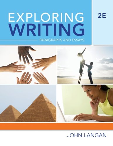 Stock image for Exploring Writing : Paragraphs and Essays for sale by Better World Books