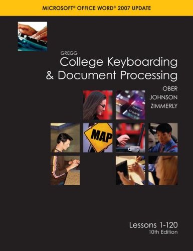 Imagen de archivo de College Keyboarding and Document Processing : Microsoft Office Word 2007 a la venta por Better World Books