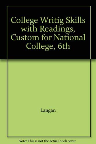 9780073372655: College Writing Skills with Readings (Custom published for National College)