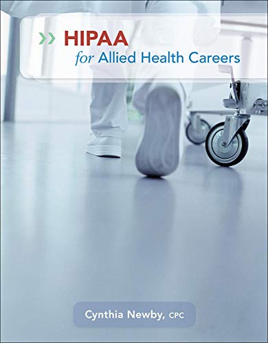 Imagen de archivo de HIPAA for Allied Health Careers a la venta por Better World Books