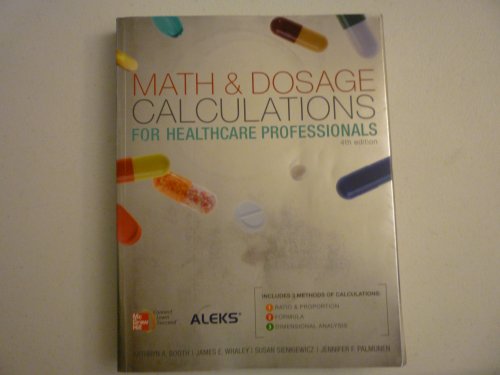 9780073374697: Title: Math and Dosage Calculations for Healthcare Profes