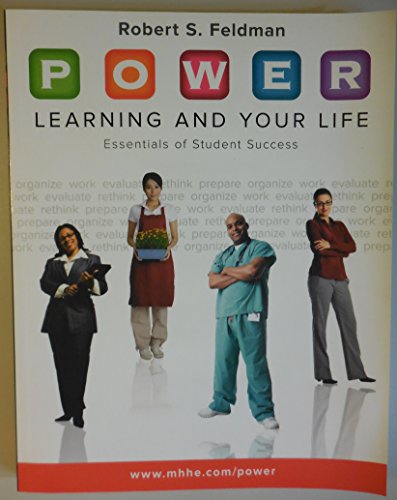 Imagen de archivo de P. O. W. E. R. Learning and Your Life : Essentials of Student Success a la venta por Better World Books