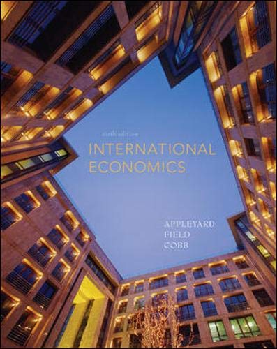 Stock image for International Economics for sale by Better World Books: West