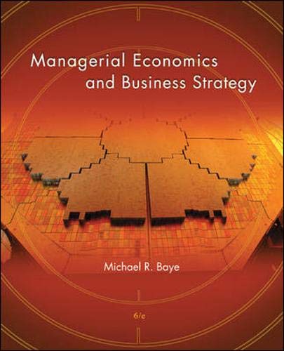 Imagen de archivo de Managerial Economics & Business Strategy a la venta por SecondSale