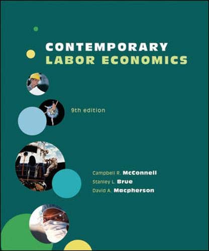 Stock image for Contemporary Labor Economics for sale by Wonder Book