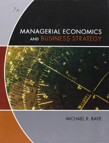 Imagen de archivo de Managerial Economics & Business Strategy a la venta por SecondSale