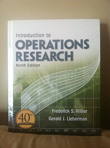 Beispielbild fr Introduction to Operations Research zum Verkauf von BooksRun