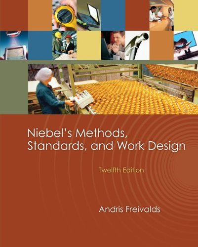 9780073376318: Niebel's Methods, Standards, & Work Design