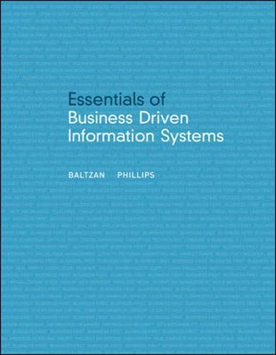 Imagen de archivo de Essentials of Business Driven Information Systems a la venta por ThriftBooks-Dallas