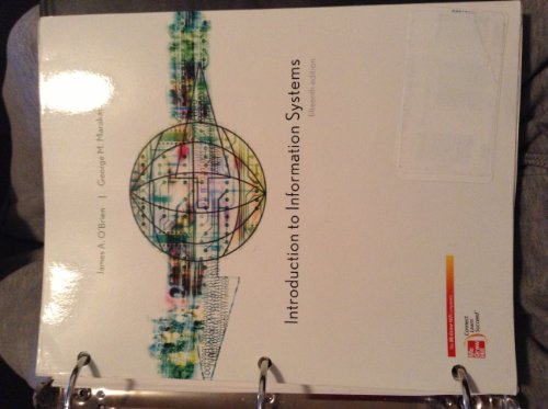 9780073376776 Introduction To Information Systems 15th