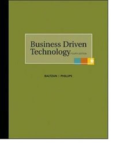 Beispielbild fr Business Driven Technology zum Verkauf von Better World Books