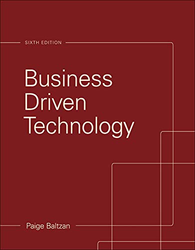 Beispielbild fr Business Driven Technology zum Verkauf von Better World Books