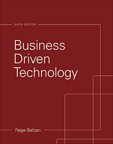 Imagen de archivo de Business Driven Technology a la venta por BooksRun