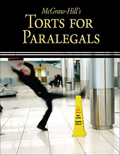 Stock image for McGraw-Hill's Torts for Paralegals for sale by Ergodebooks